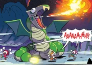 Haunted Depths Zone snake dragon