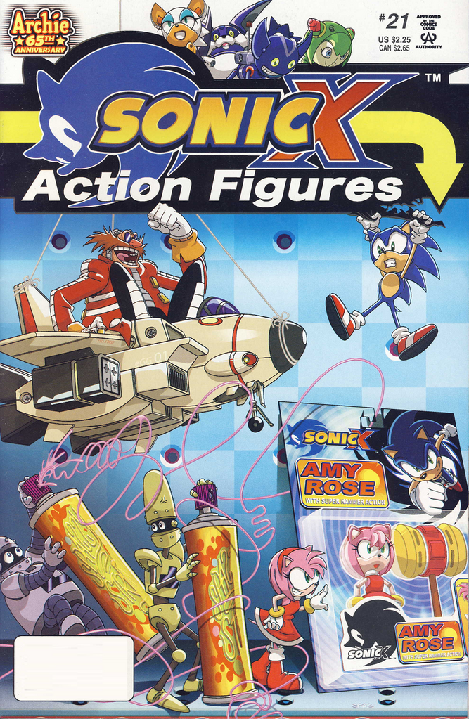 Sonic The Hedgehog Comic Series Sonic & Amy Action Figure 2-Pack (No  Packaging, No Comic) 