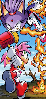 Due to a clash of tempers, Amy and Blaze get off on a rough start.