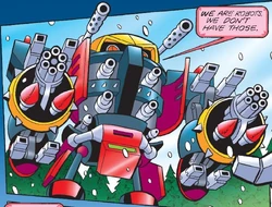 E-123 Omega in full barrage mode