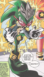 Scourge the Hedgehog, Mobius Encyclopaedia