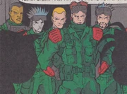 Paladin Team assembled to help the Freedom Fighters defeat Zan.