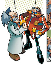 Dr. Wily and Dr. Eggman meet in person for the first time.