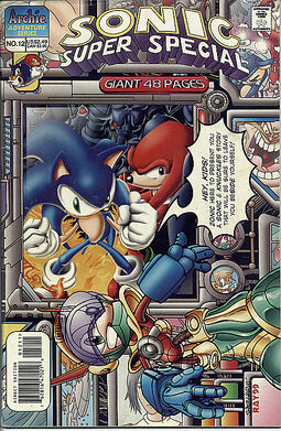 Super Sonic vs Hyper Knuckles, Mobius Encyclopaedia