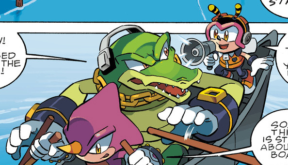 On to our next subject - the Chaotix #sonicthehedgehog #chaotix