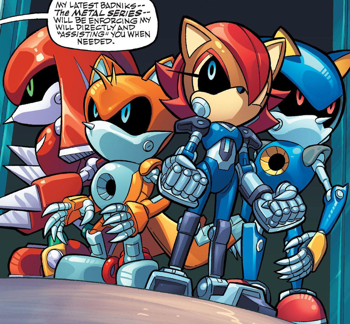 robot robot robot robot sonic tails knuckles amy