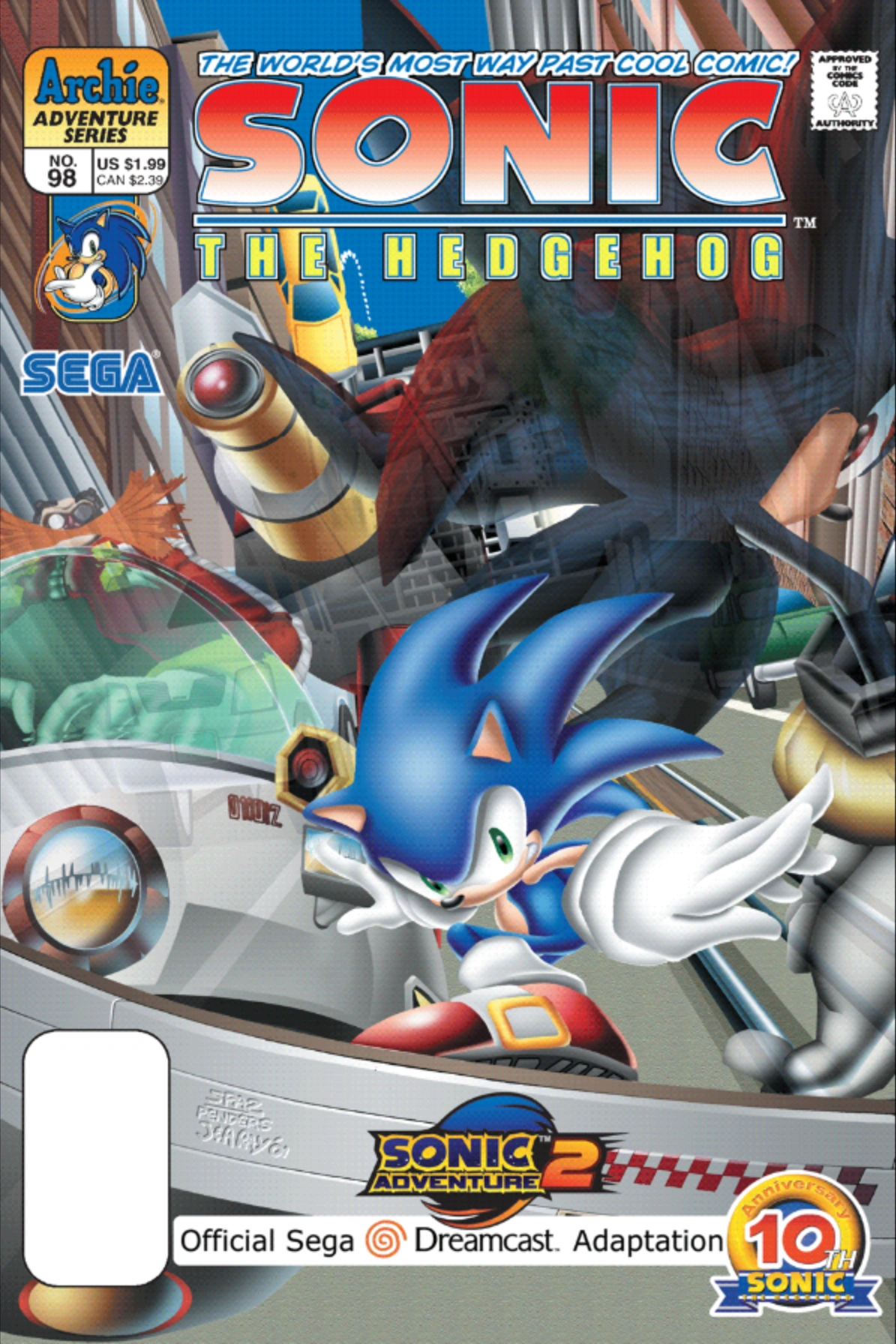 Archie Sonic the Hedgehog Issue 98 