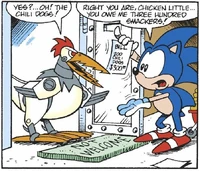 Cluck meeting Sonic at 