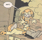 Edmund dead, with his son Steppenwolf running to him