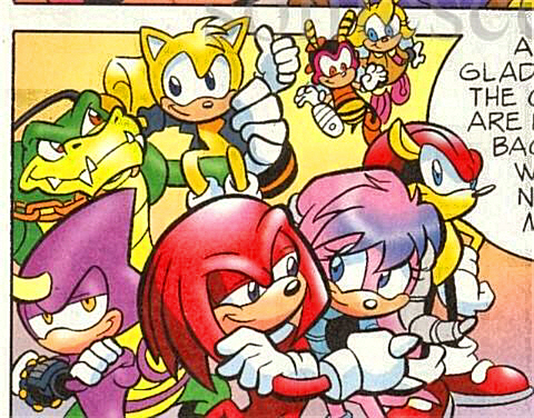 Sonic The Hedgeblog on X: Mighty The Armadillo's introduction panel from  Archie Comic's 'Knuckles Chaotix' 48 page special. [@Sonic_Hedgeblog]  [Patreon]   / X