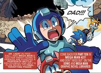 Mega Man Reacts to Falling Light