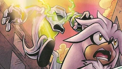 Unaware, Silver searches for his attacker.