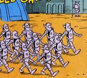 Mechanauts on the march