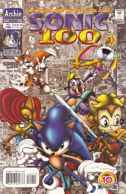 Sonic Issue 100 cover