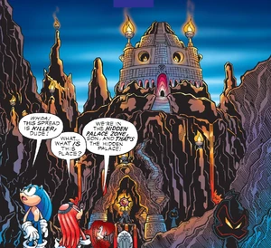 The outside of the Hidden Palace