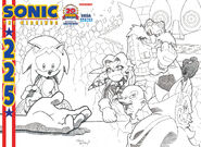 Sonic the Hedgehog #225: Sketch Variant