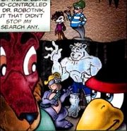 The Arctic Freedom Fighters with Rotor.