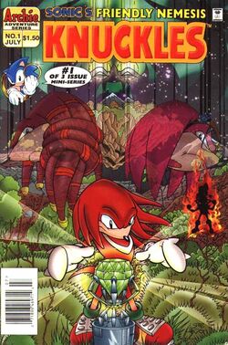 Details about   Sonic The Hedgehog Comic Book KNUCKLES Mini Series #3 1st Ed Bagged Boarded VF+