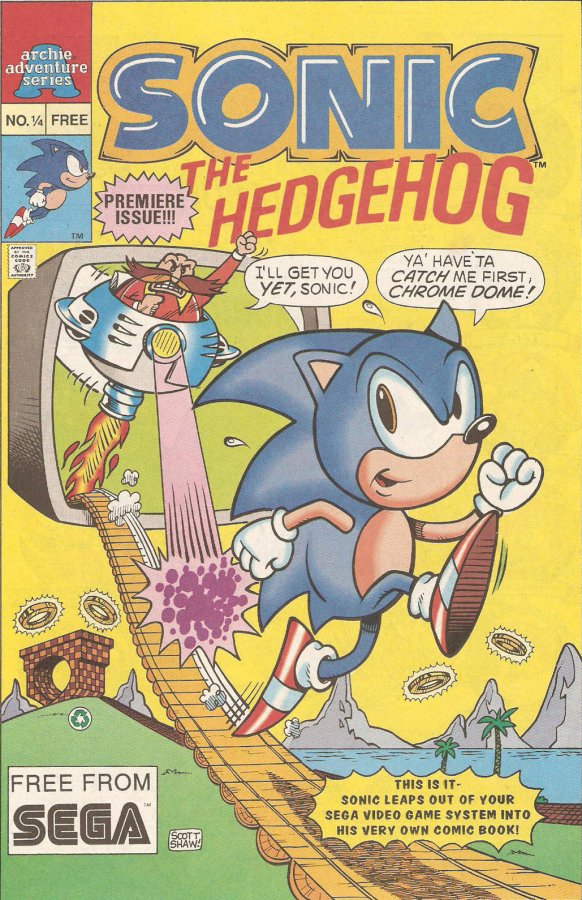 Archie Sonic the Hedgehog Issue 1 4 Mobius Encyclopaedia Fandom