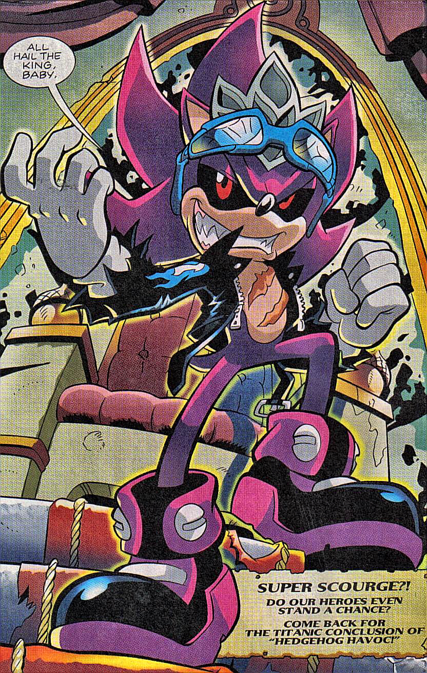 Scourge the Hedgehog, Mobius Encyclopaedia