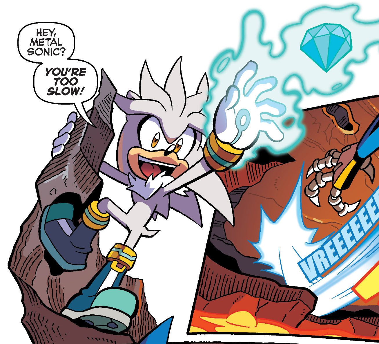 Silver the Hedgehog, Mobius Encyclopaedia