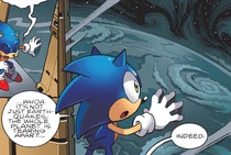 Sonic watches as Operation: Clean Sweep effects Mobius