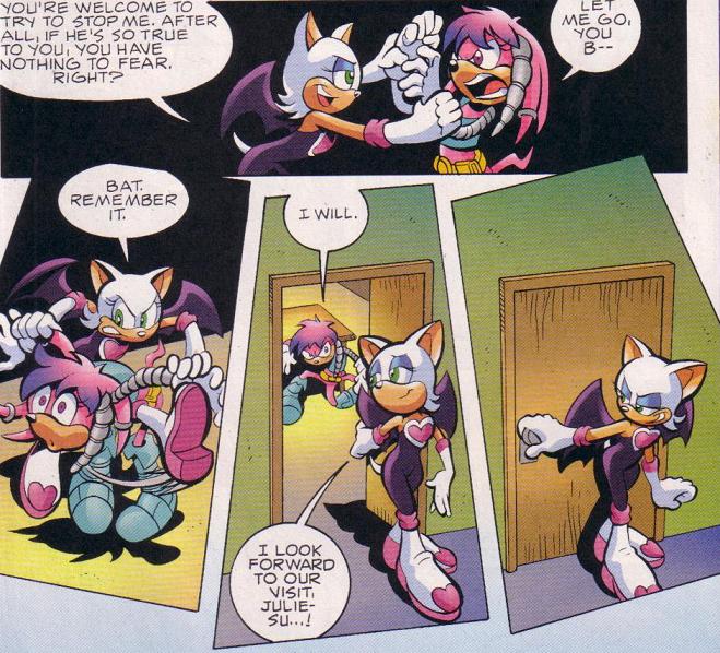 SONIC The HEDGEHOG Comic Book #138 September 2004 KNUCKLES JULIE