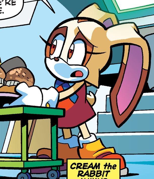 Cream the Rabbit.