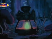 The ring generator at the bottom of the lake.