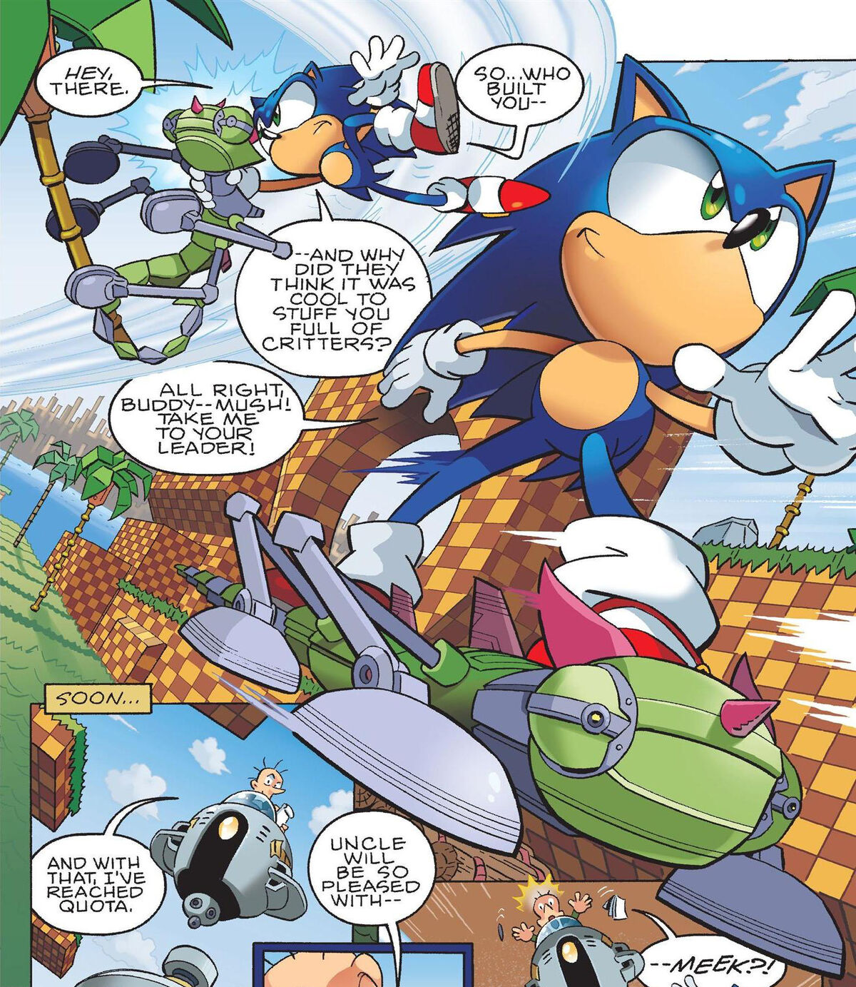 Green Hill Zone, Mobius Encyclopaedia