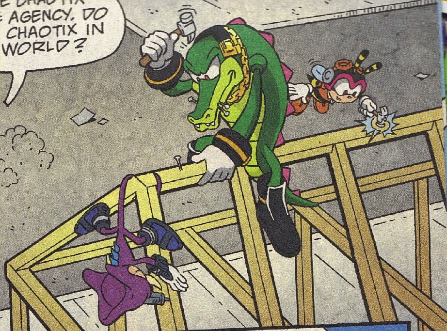 Sonic the Hedgehog on X: The Chaotix Detective Agency received a