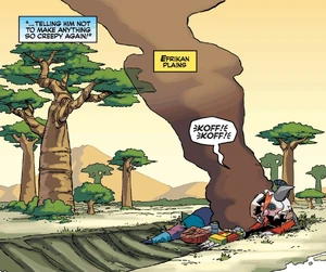 Eggman's crashed Eggmobile.