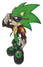 Anti-Sonic after becoming "Scourge".