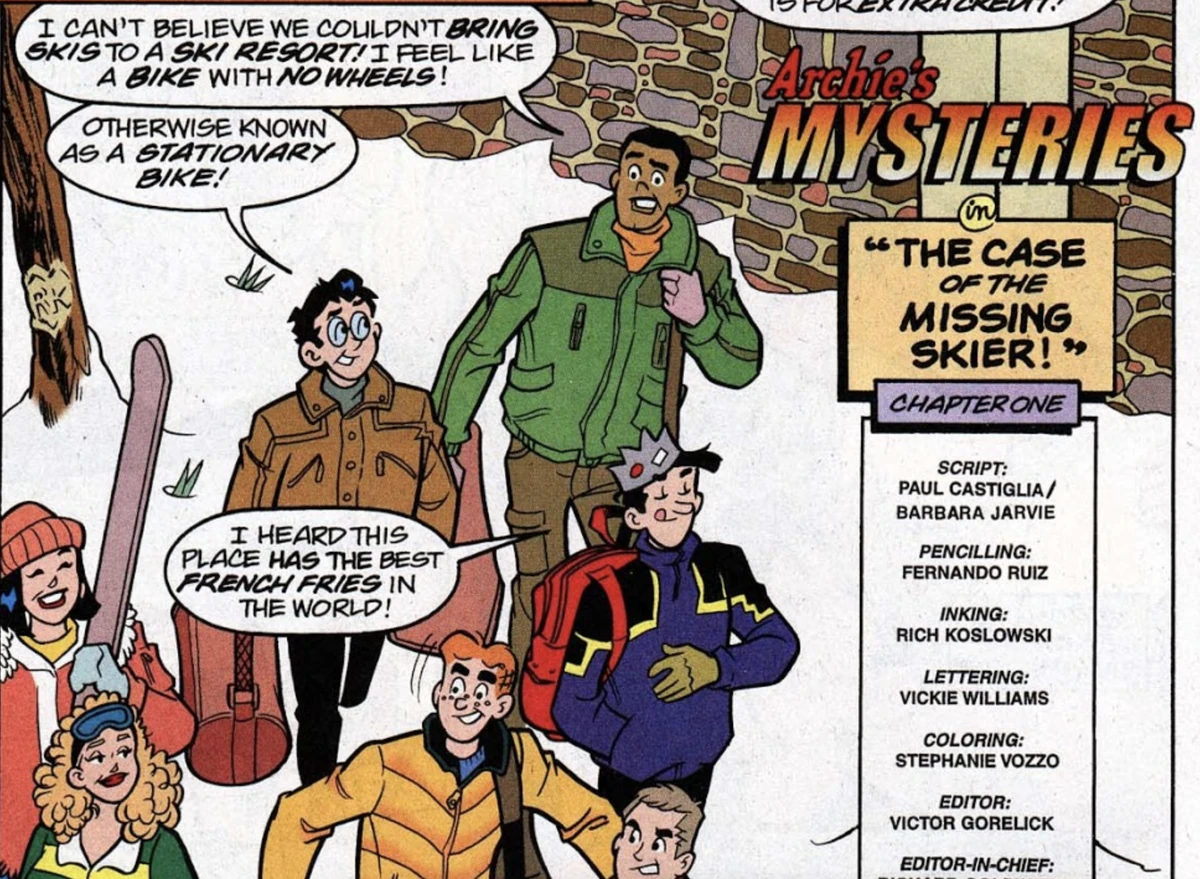 The Case of the Missing Skier! | Archies weird mysteries Wiki | Fandom