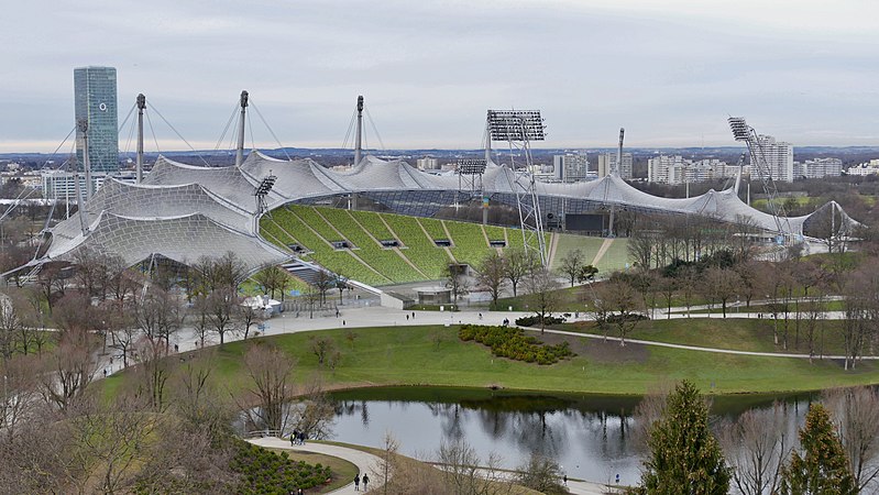 Carte Postale Ancienne – Munich 1972 : Village Olympique Et Patinoire (Olympiastadt München)