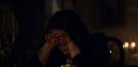 Beatriz cries