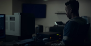 Dan keeps working on the tape