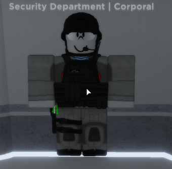 Security Department Area 02 Roblox Wiki Fandom - roblox uniform script