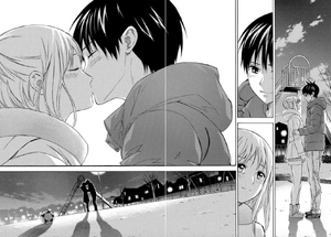 Kakeru and Nana finally kiss 497-1516