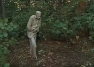 After drinking water from her vase, Kevin is now a statue!