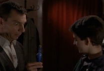 When checking out, he gives Stanley another vial of Raven's blood to help him in case more vampires are encountered