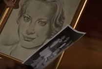 Quinn makes sure that the portrait he's confiscating from The General really is Donna Tilton