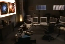 They sneak into Jeff's dad's computer lab