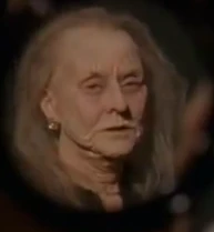 When someone else looks at Ms. Valenti's in a mirror, her true old age can be seen too!