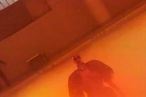 Alix throws the red jewel right into the pool