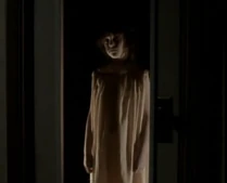 The Lonely Ghost, appears in the mirror