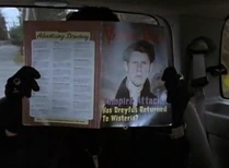 Hearing about the vampire attack the week before, he suspects it might be the greatest vampire of all Dreyfus and wants to find out if vampire really do exist