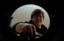 He retrieves it from the trash