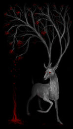 Tree stag by opaca-d4lgt2q