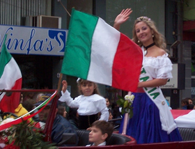 Reina de Italia - fiesta del inmigrante - Obera